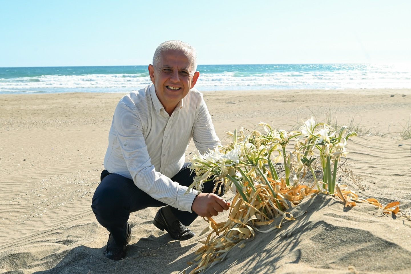 Kum Zambakları Demre'de Çiçek Açtı