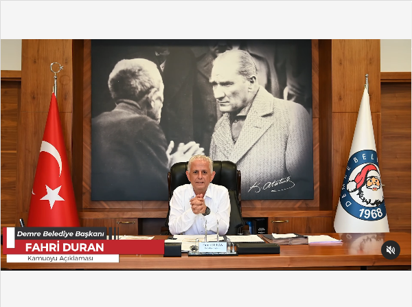 Demre Belediyesi 31.03.2024 resmi kayıtlarına göre mali durumu hakkında kamuoyu açıklamamız.